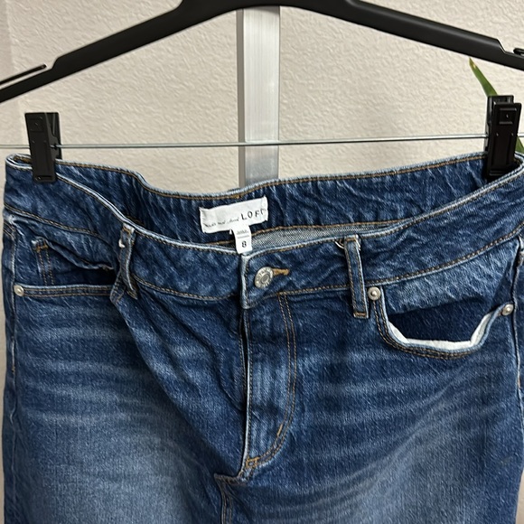 LOFT denim skirt size 8 pre-loved - Picture 2 of 3